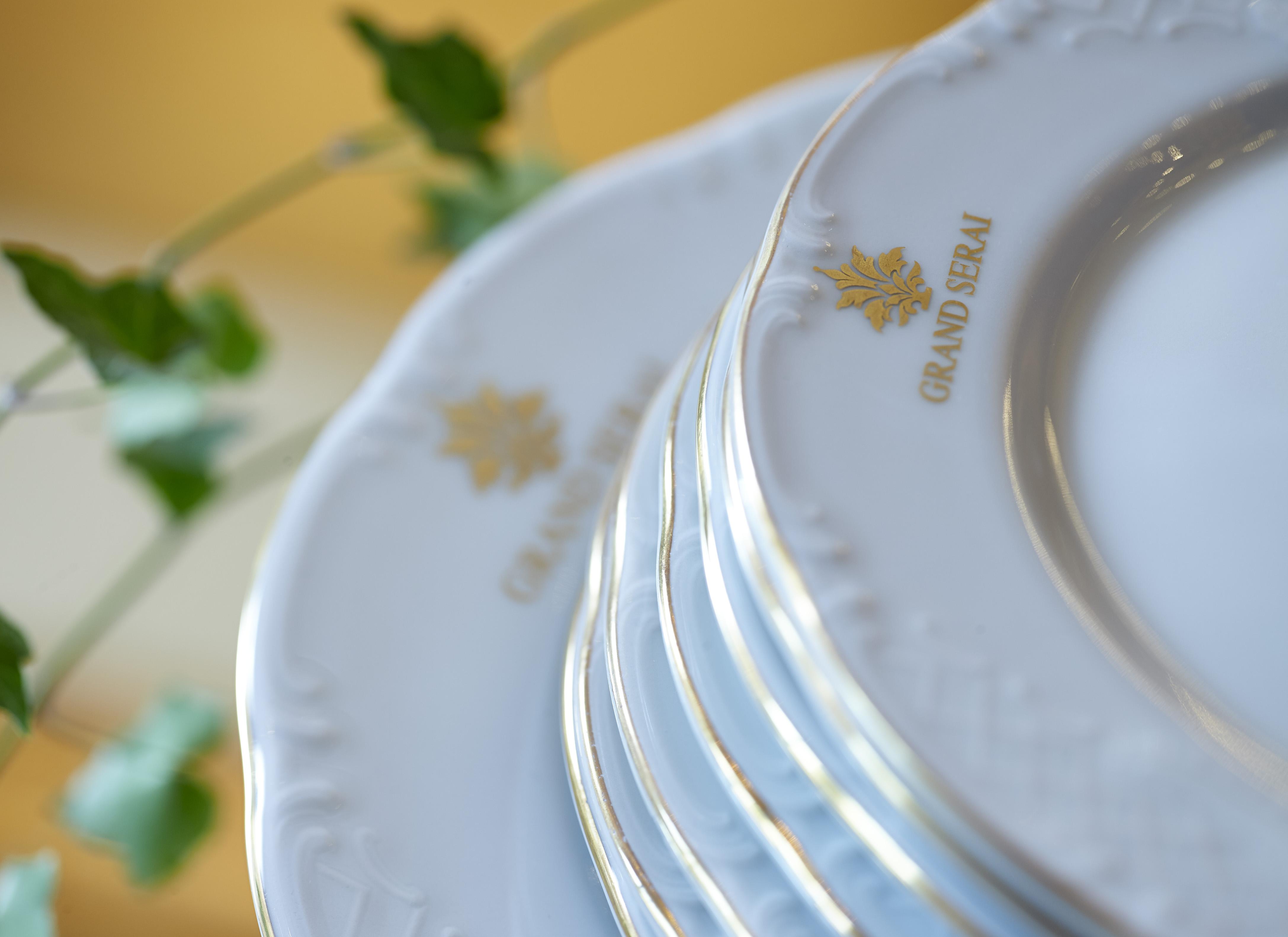 Grand Serai Congress And Spa Ioánnina Exteriér fotografie Dinnerware