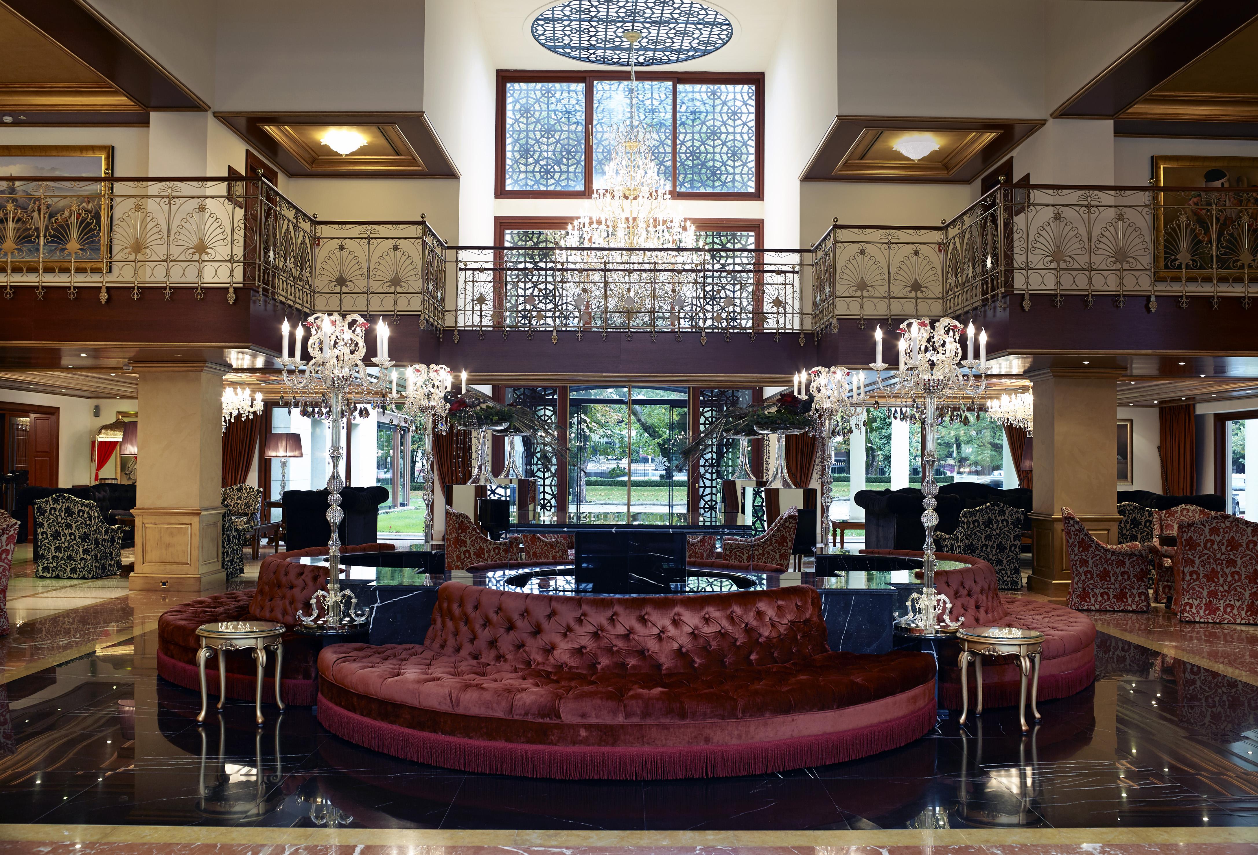 Grand Serai Congress And Spa Ioánnina Exteriér fotografie The lobby of the hotel